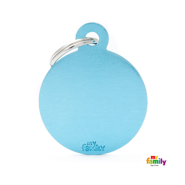 Basic Aluminium - Big Light Blue Circle