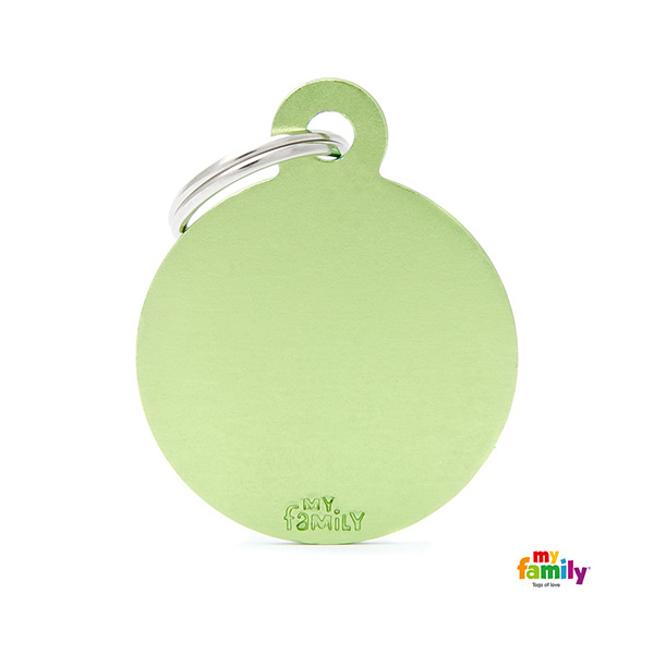 Basic Aluminium - Big Green Circle