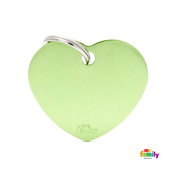 Basic Aluminium - Big Green Heart