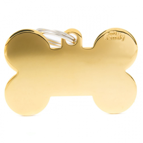 Basic Brass - XL Gold Plated Bone