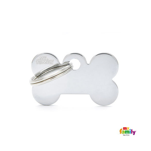 Basic Brass - Small Chrome Bone