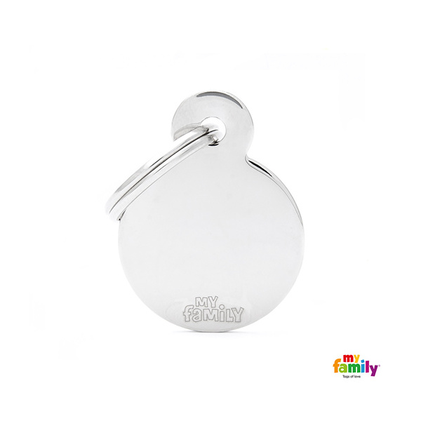 Basic Brass - Small Chrome Circle