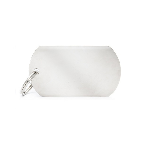 Basic Brass - Big Chrome Military Tag