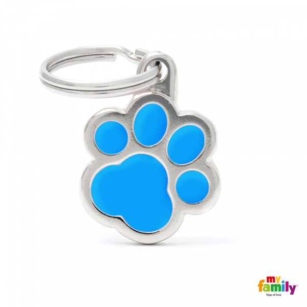 Classic - Small Light Blue Paw