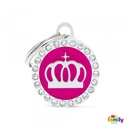 Glam - Pink Circle with Crown