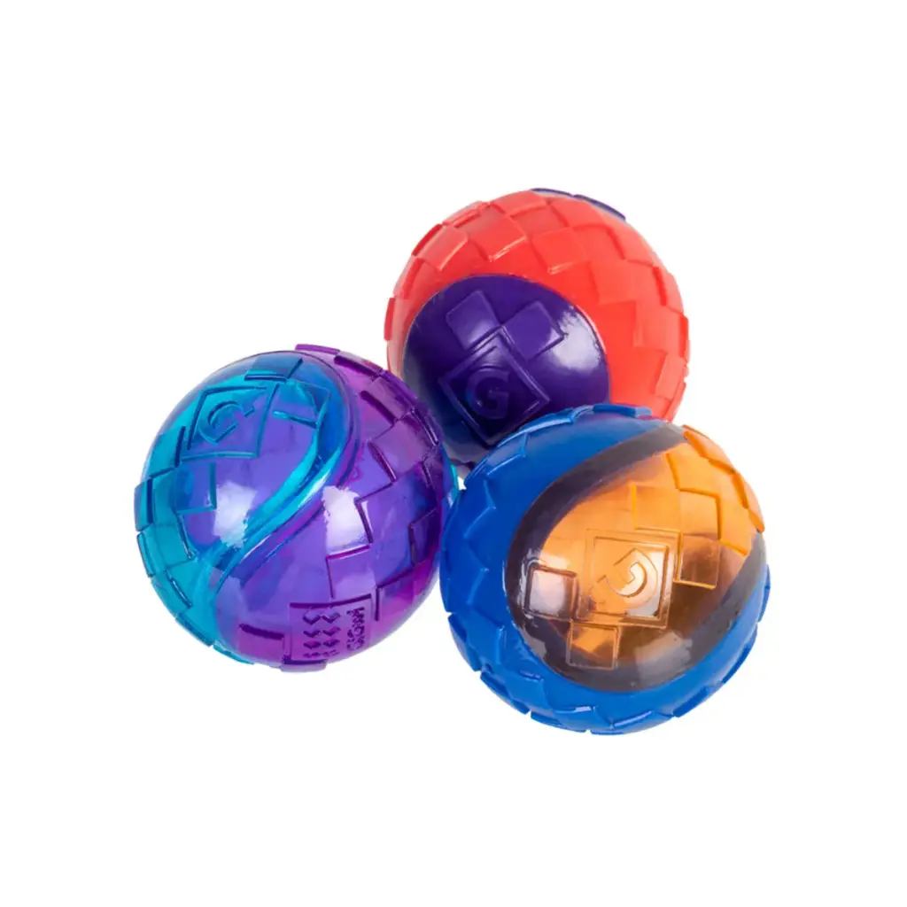 GiGwi TPR 3-pack Ball with Squeaker - 5cm