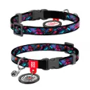 WauDog Nylon 'Endless Worlds' Cat Collar XSmall