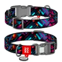WauDog Nylon 'Endless Worlds' Collar Small