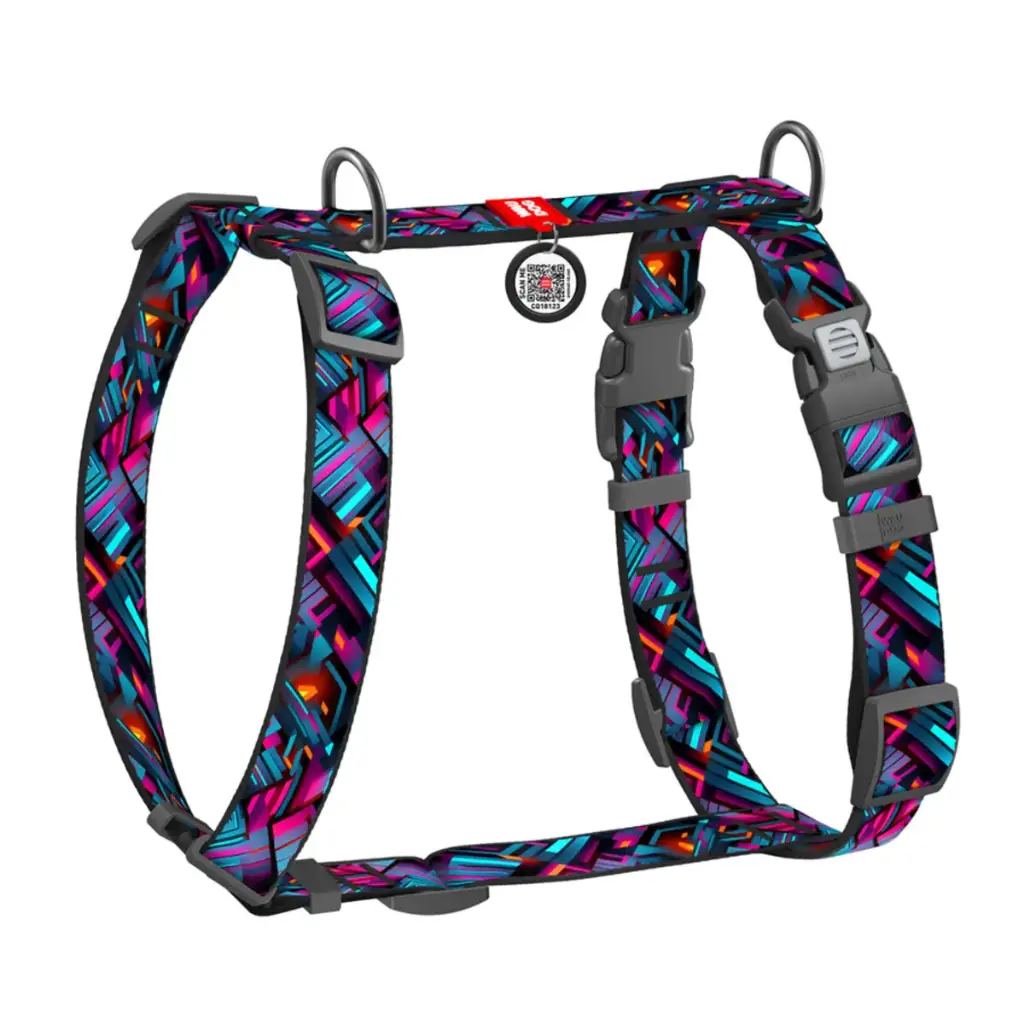WauDog 'Endless Worlds' H-Harness Medium