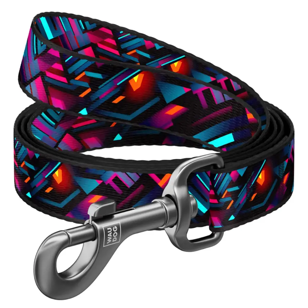 WauDog Nylon 'Endless Worlds' Leash Medium 200cm
