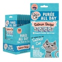 Salty Cat Puree Everyday Treat - Salmon - 4 pack