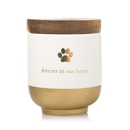 Ceramic Pet Urn - Gold