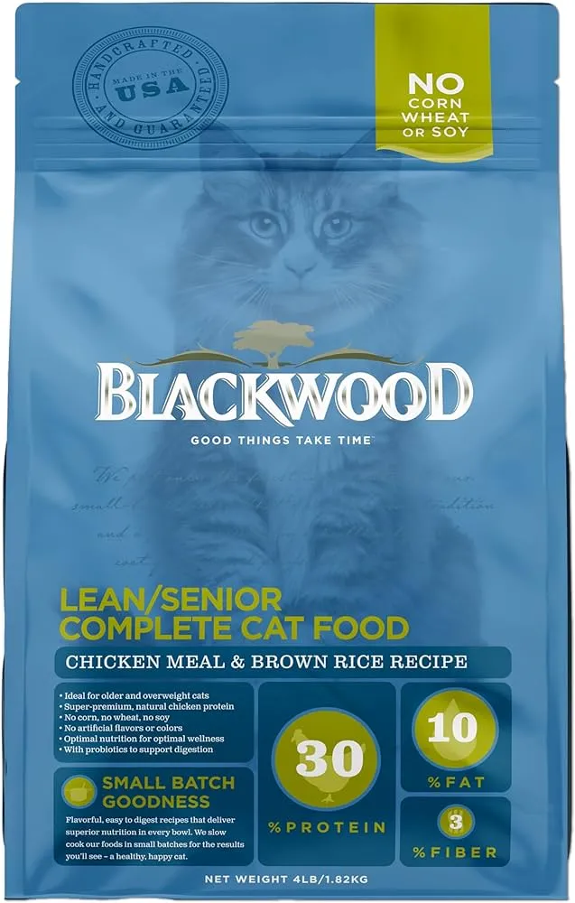 Blackwood - 4lb Lean Senior Chicken & Brown Rice