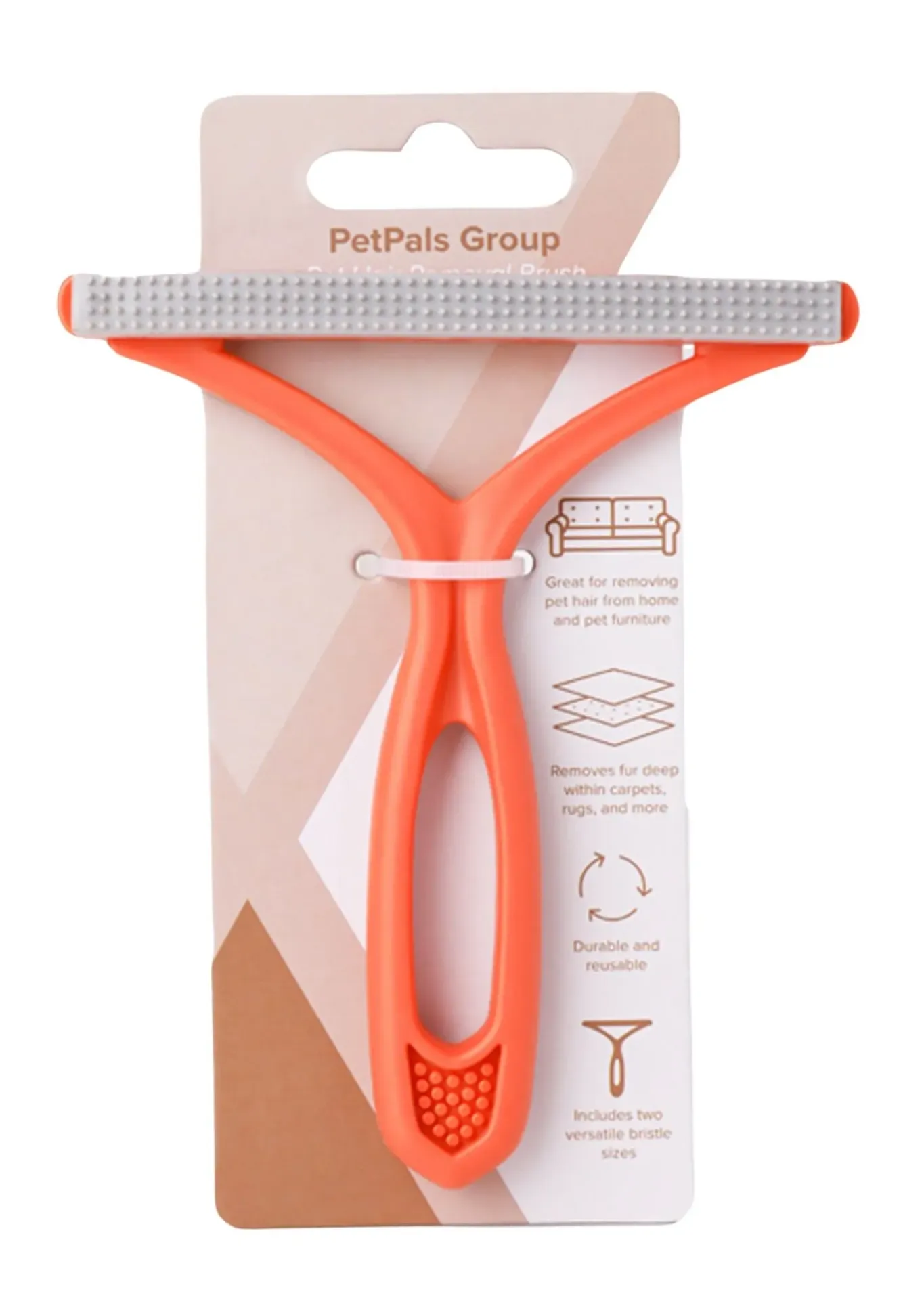 PetPals Pet Hair Removal Brush- Dual Sides (Furbolish)