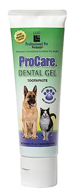 Professional Pet Products Procare Dog & Cat Dental Gel - 4oz