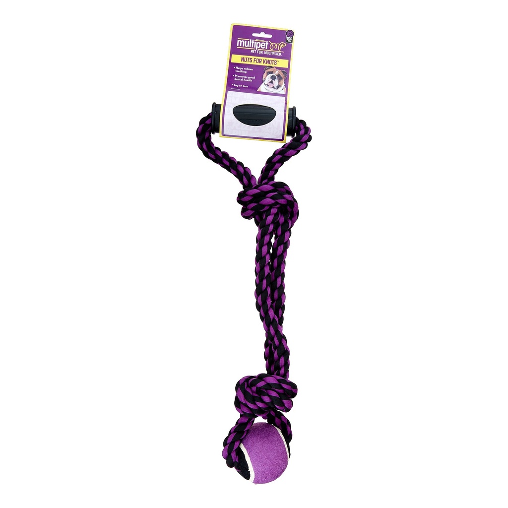 Nuts for Knots 2 Knot Rope with Tennis Ball