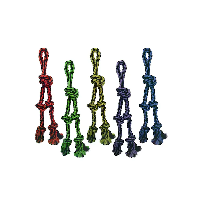 Nuts for Knots Rope Tug with 2 Danglers Large 20"