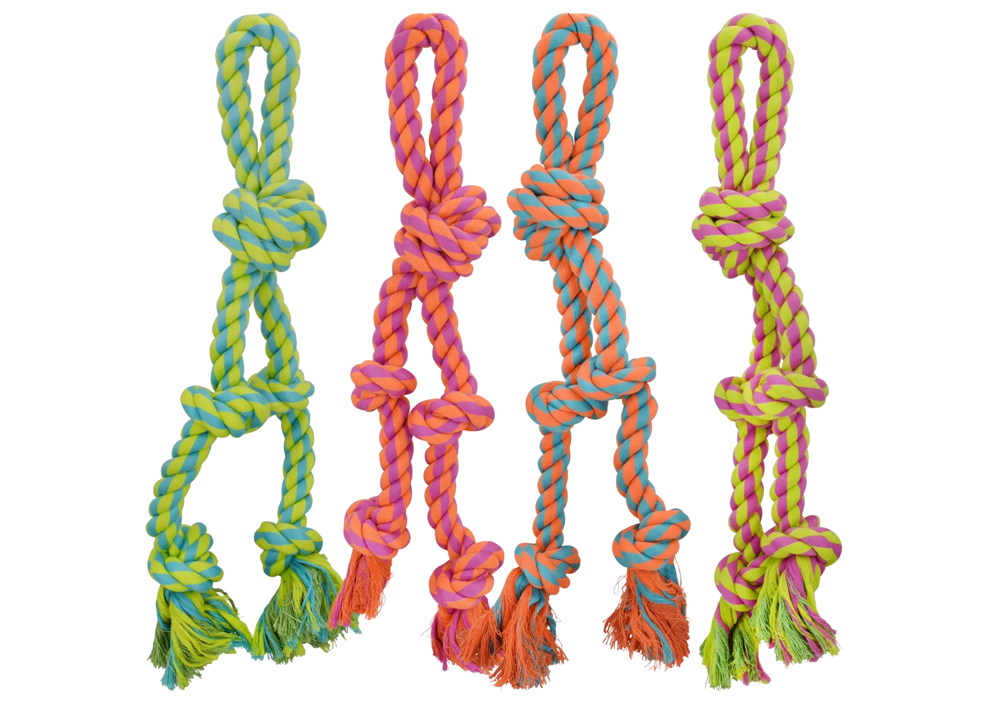 Nuts for Knots Rope Tug with 2 Danglers