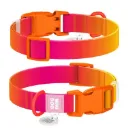 WauDog Recycled Collar Light Orange Gradient Medium