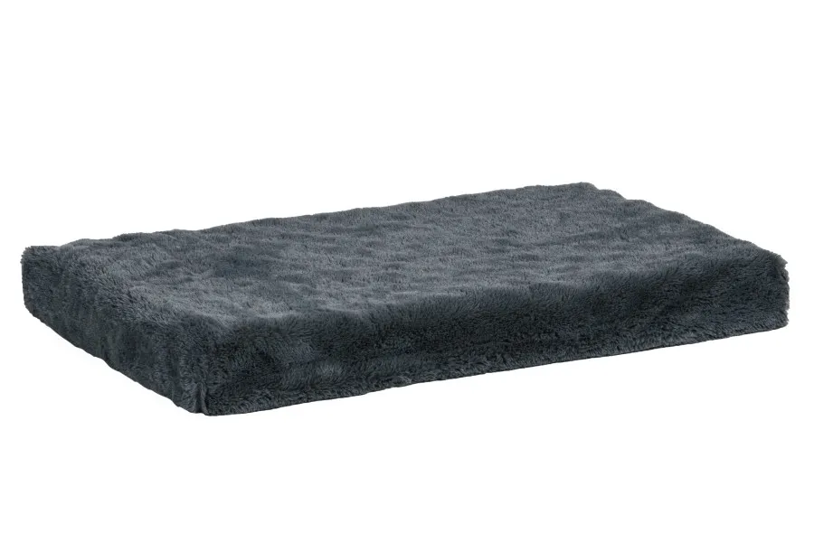 Furhaven Plush Faux Fur Crate Ortho Pet Mat X-Small