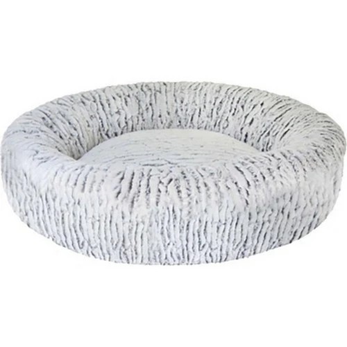 Ethical Dog Bed 2 Tone Plush White/Black 18'