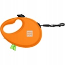 WAUDOG Retractable dog leash, S, 12kg, Orange