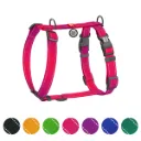 WAUDOG Nylon Mono dog H-harness Pink Medium