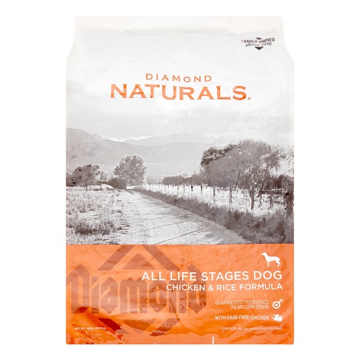 [F-1009] Diamond Naturals Chicken & Rice 18.1kg