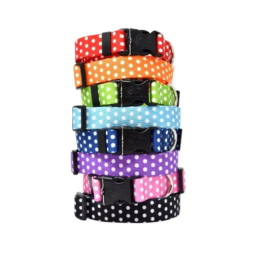 Small Polka Dots Dog Collar
