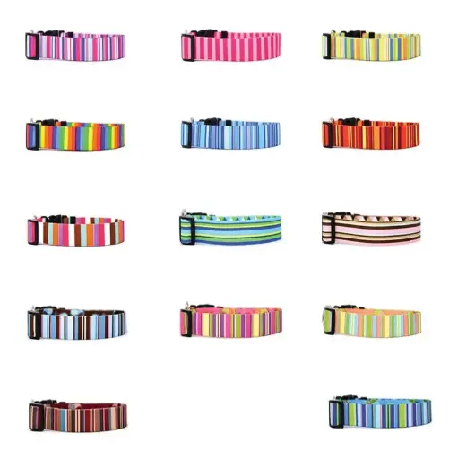Stripes Dog Collar