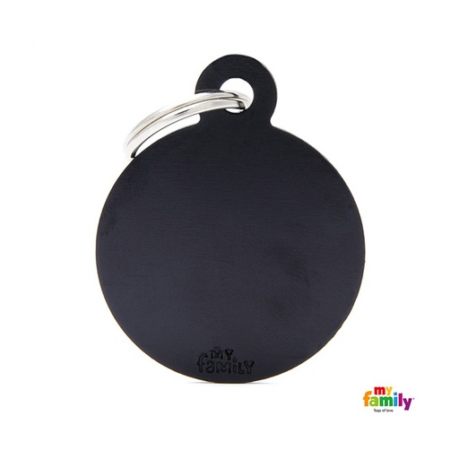 [Tg-1001] Basic Aluminium - Big Black Circle