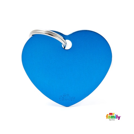 [Tg-1004] Basic Aluminium - Big Blue Heart