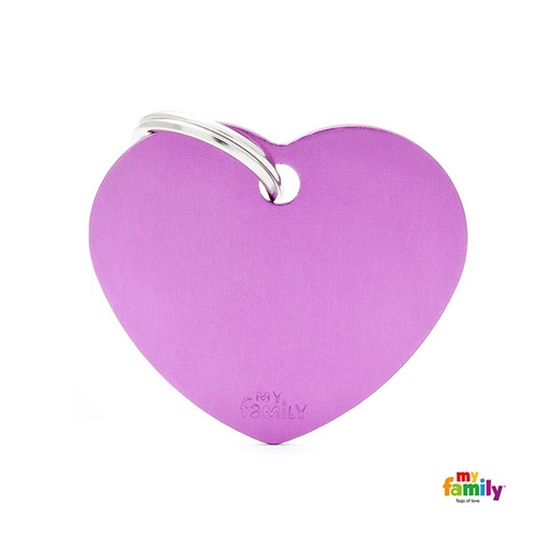 [Tg-1011] Basic Aluminium - Big Purple Heart