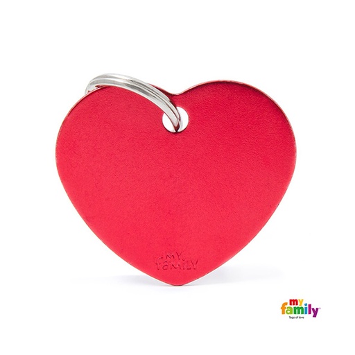 [Tg-1014] Basic Aluminium - Big Red Heart
