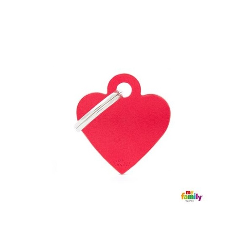 [Tg-1029] Basic Aluminium - Small Red Heart