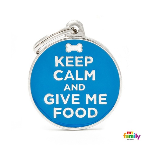 [Tg-1055] Charms - Big Circle Keep Calm Food