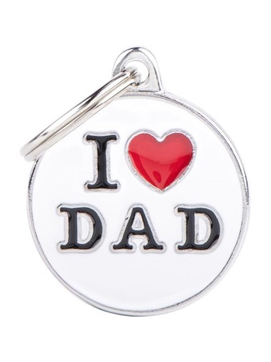 [Tg-1059] Charms - Circle I Love Dad