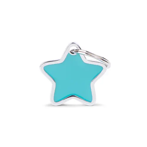 [Tg-1071] Charms - Small Turquoise Star