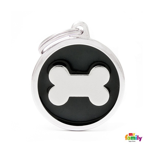 [Tg-1074] Classic - Big Black Circle Bone