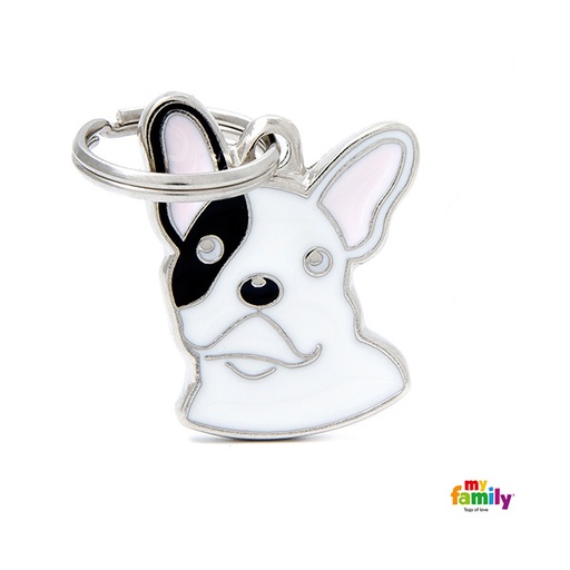 [Tg-1089] Friends - Black & White French Bulldog