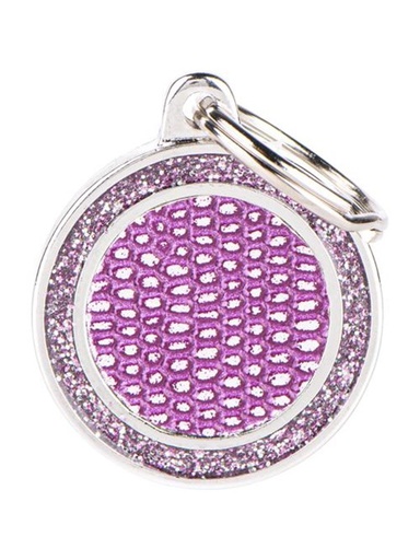 [Tg-1141] Shine - Leatherette Lilac Saint Tropez