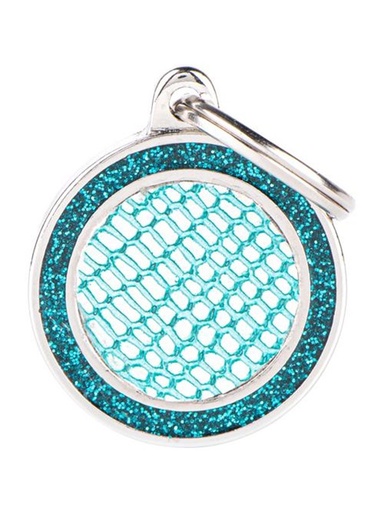 [Tg-1142] Shine - Leatherette Turquoise Saint Tropez