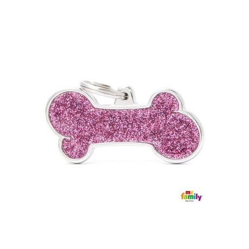 [Tg-1154] Shine - XL Glitter Bone Pink
