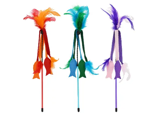 [Ty-1028] Fish Wand for Cats