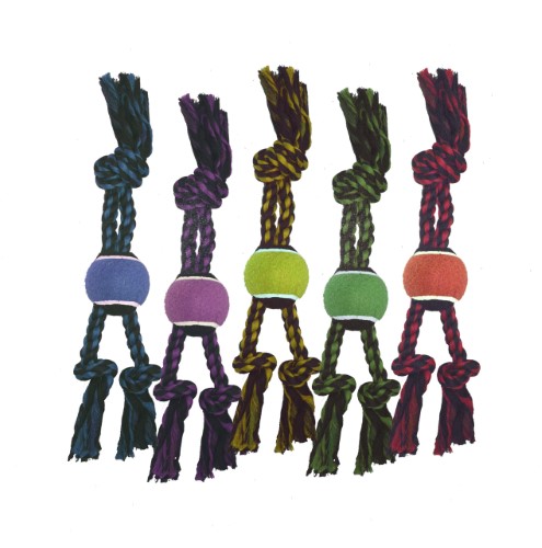 [Ty-1077] Nuts for Knots 3 Knot w/ 1 Tennis Balls