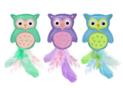 [Ty-1084] Owl Cat Toy