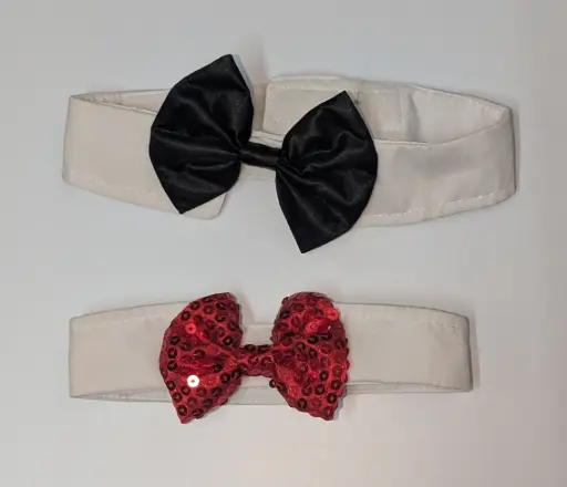 [A-1033] Aria Red & Black Bow Ties
