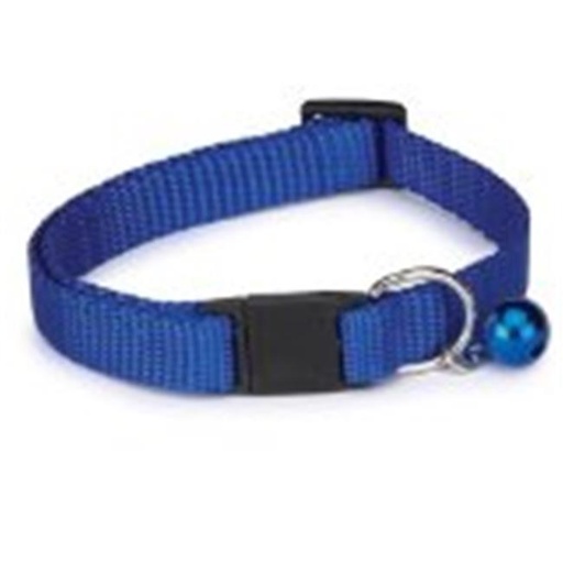 [A-1057] Meow Town Nylon Cat Collar - Blue