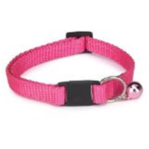 [A-1058] Meow Town Nylon Cat Collar - Pink
