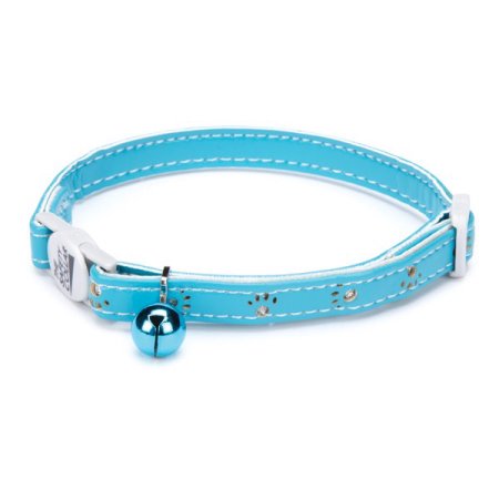 [A-1099] Savvy Tabby Sparkle Cat Collar - Blue
